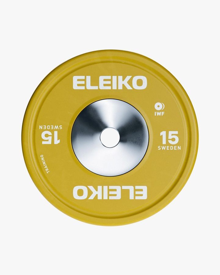 Диск тренувальний для важкої атлетики Eleiko IWF, 15кг 3085440-15 фото