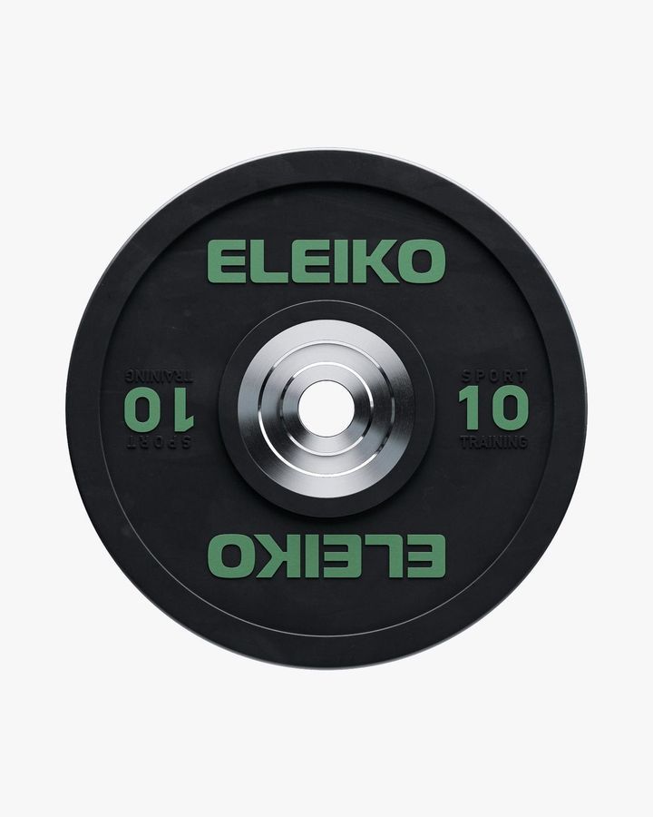 Диск тренировочный Eleiko Sport, чёрный, 10кг 3062911-10 фото