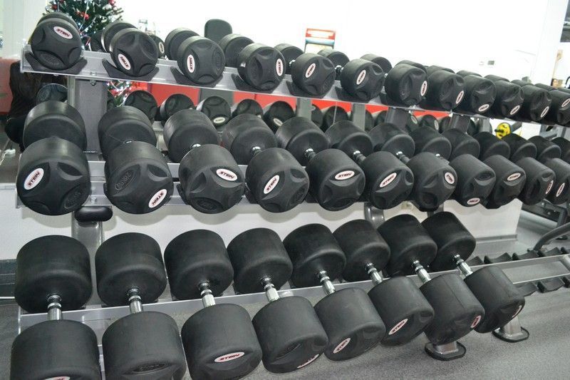 Гантель 40 кг обгумована Stein DB3051-40 DB3051-40 фото