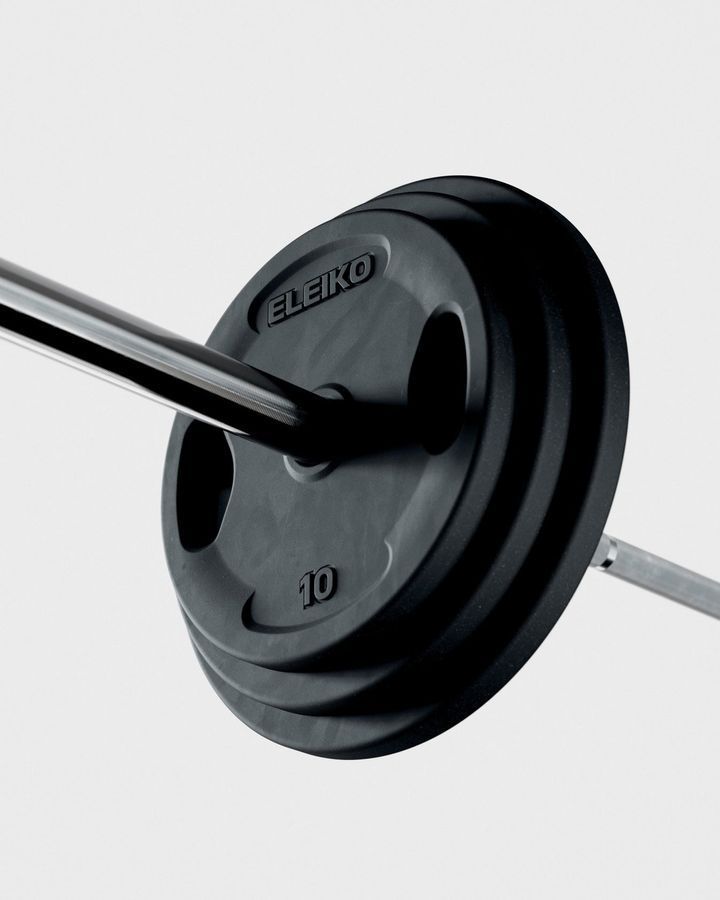 Диск обрезиненный с ручками Eleiko (Grip Plate), 20кг 3085671-20 фото