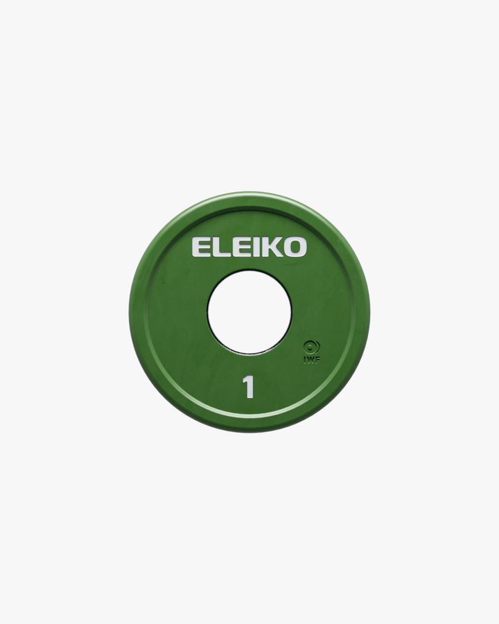 Диск малого веса Eleiko IWF (RC), 1кг 3085260-0010 фото
