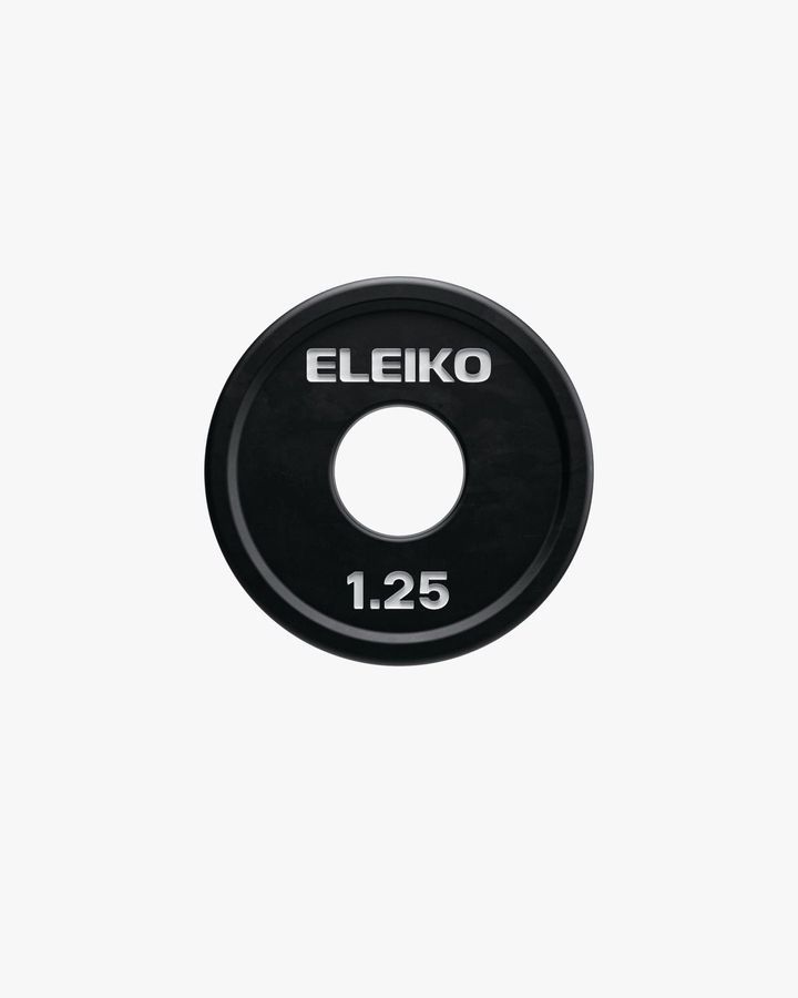 Диск малого веса Eleiko, чёрный, 1,25кг 3085308-00125 фото